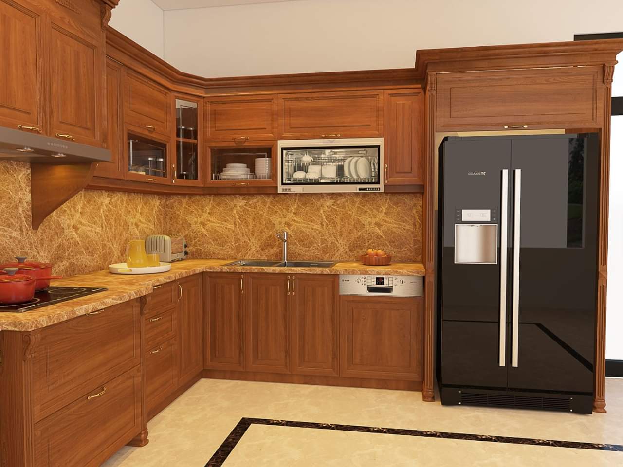 Tủ bếp gỗ Gõ đỏ là lựa chọn không thể bỏ qua cho những tín đồ của phong cách thiết kế đơn giản và tinh tế. Với chất liệu gỗ gõ đỏ tự nhiên và độ bền cao, tủ bếp này mang đến không gian bếp của bạn vẻ đẹp sang trọng và sang trọng. Hãy xem hình ảnh liên quan để khám phá thêm về sản phẩm này.